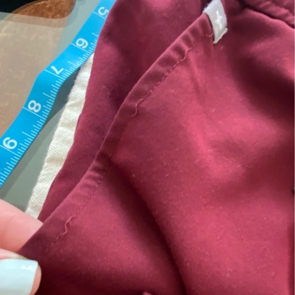 FIGS Maroon Red Tansen Jogger Scrub Pants Small